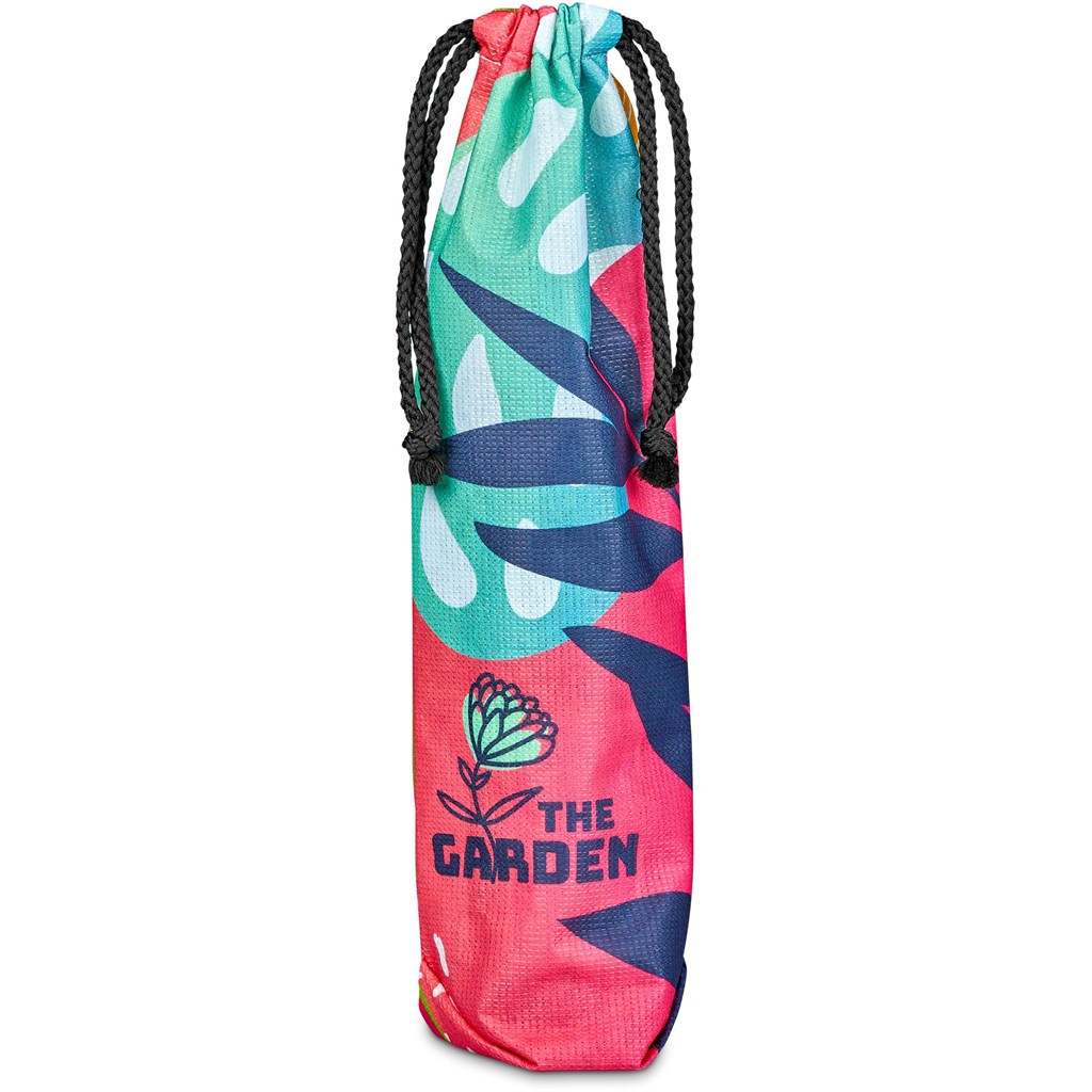 [BC-HP-98-G] Hoppla Tipsy RPET Wine Bottle Drawcord Bag