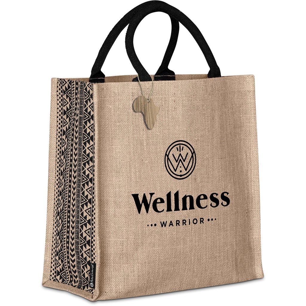 [BG-AC-433-B] Andy Cartwright Symmetry Jute Tote