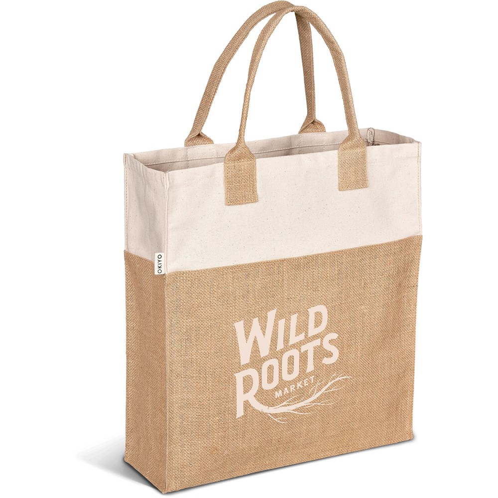[BAG-4700] Okiyo Atsui Jute & Cotton Tote