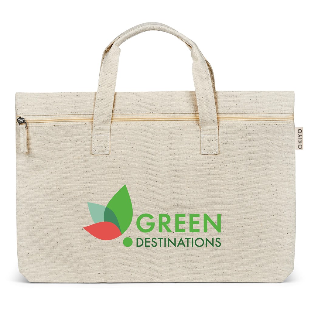 [BG-OK-345-B] Okiyo Kaigi Cotton Document Bag