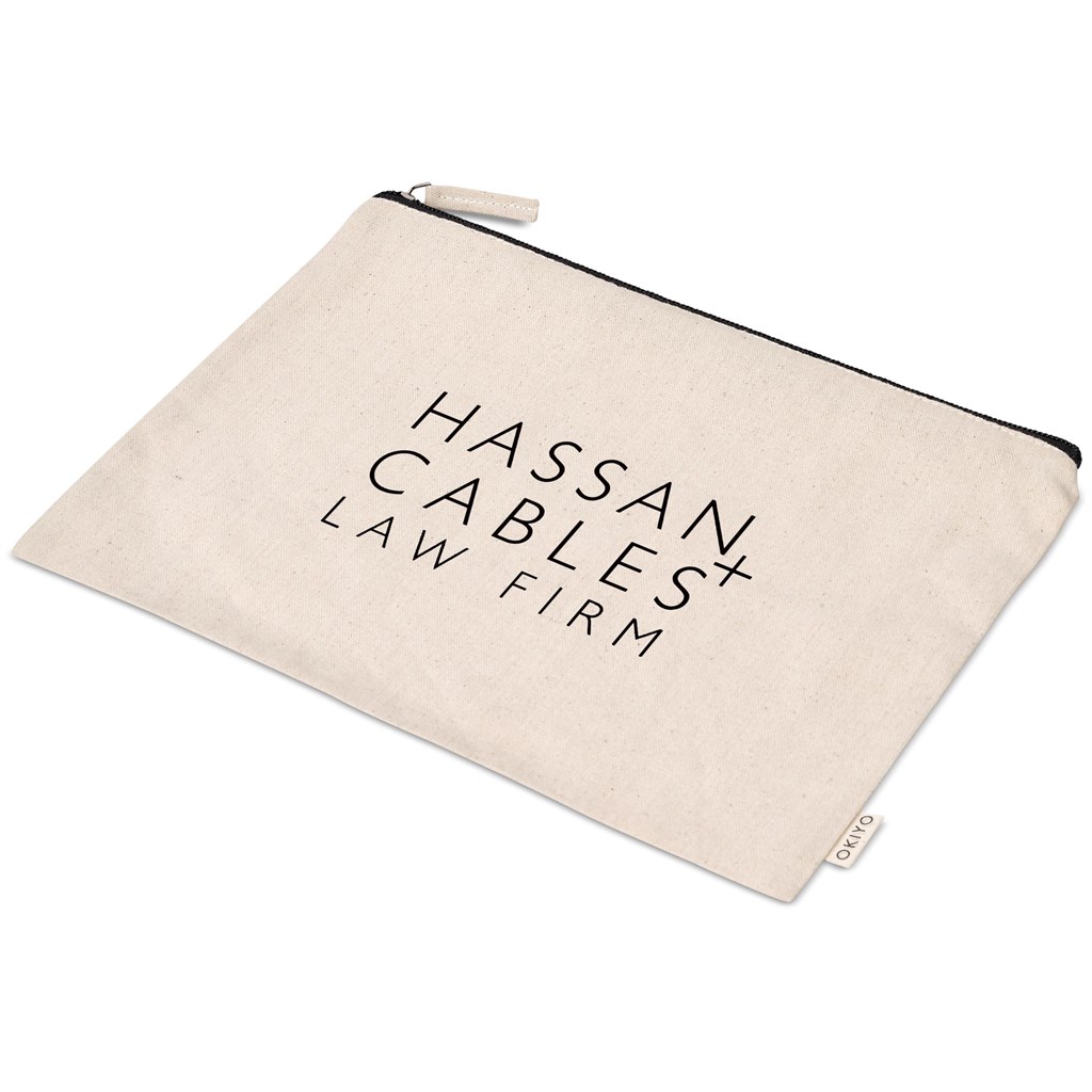 [BG-OK-397-B] Okiyo Midori Cotton A5 Document Pouch
