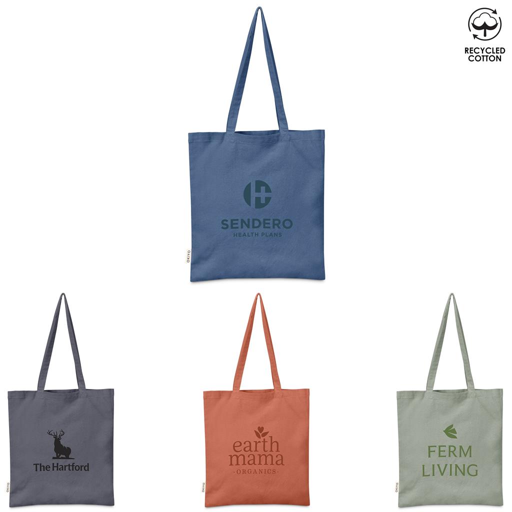 [BG-OK-520-B] Okiyo Ito Recycled Coloured Cotton Shopper
