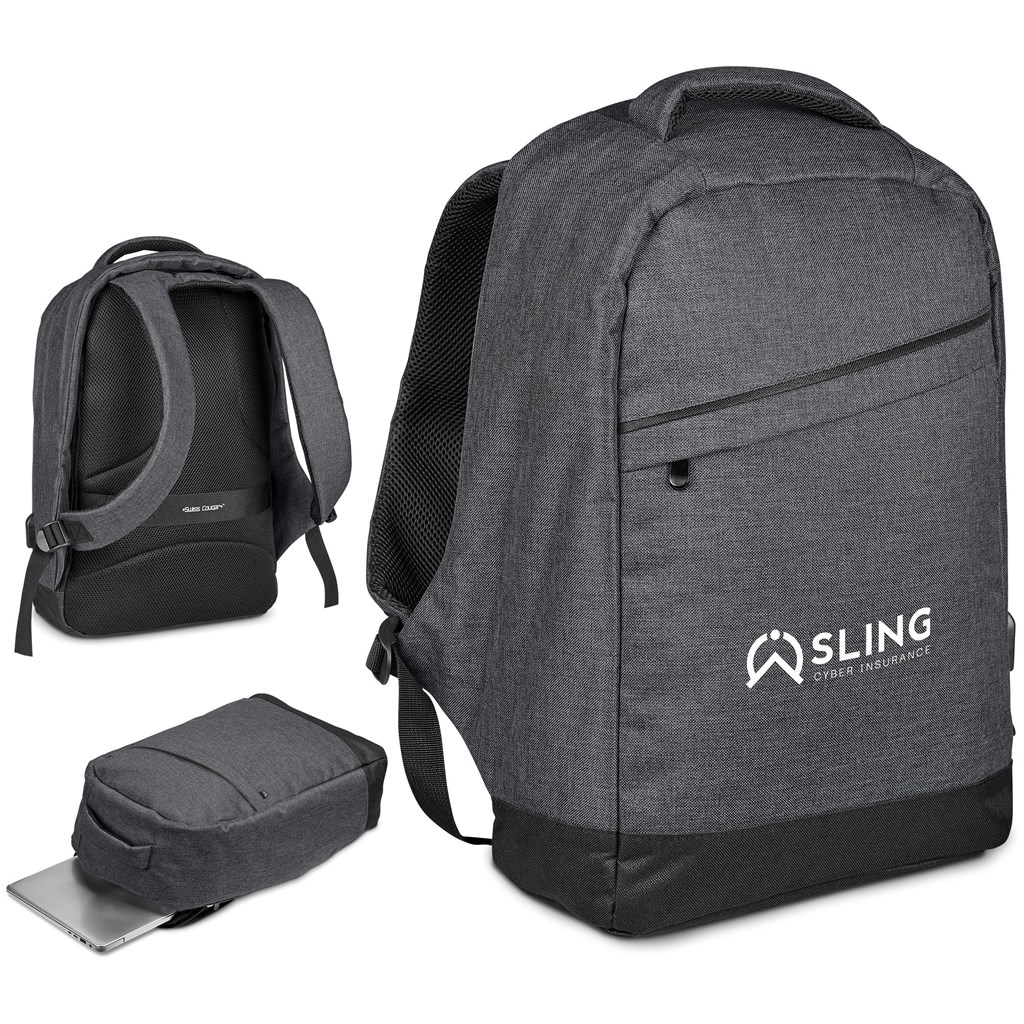 [BG-SC-379-B] Swiss Cougar Munich Anti-Theft Laptop Backpack