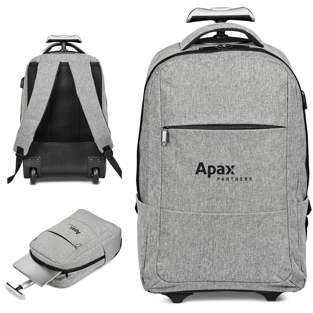 [BG-SC-391-B] Swiss Cougar San Marino Laptop Trolley Backpack