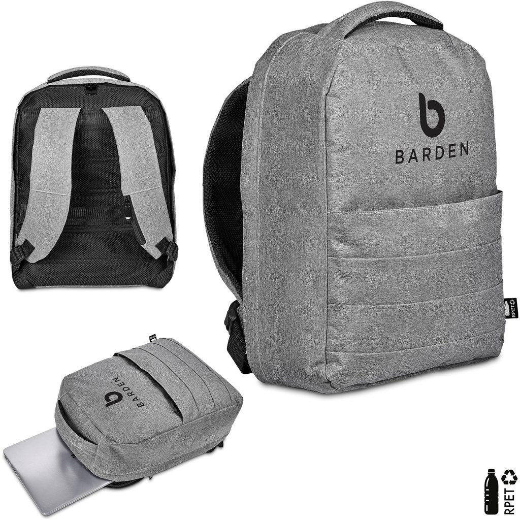 [BG-SC-495-B] Swiss Cougar Tallinn Anti-Theft Recycled PET Laptop Backpack