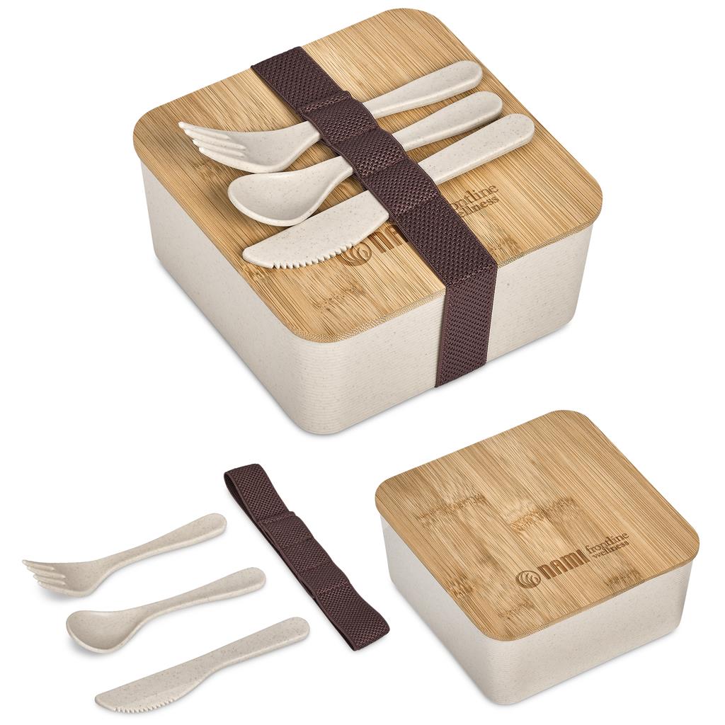 [CL-OK-123-B] Okiyo Wani Wheat Straw & Bamboo Lunch Box