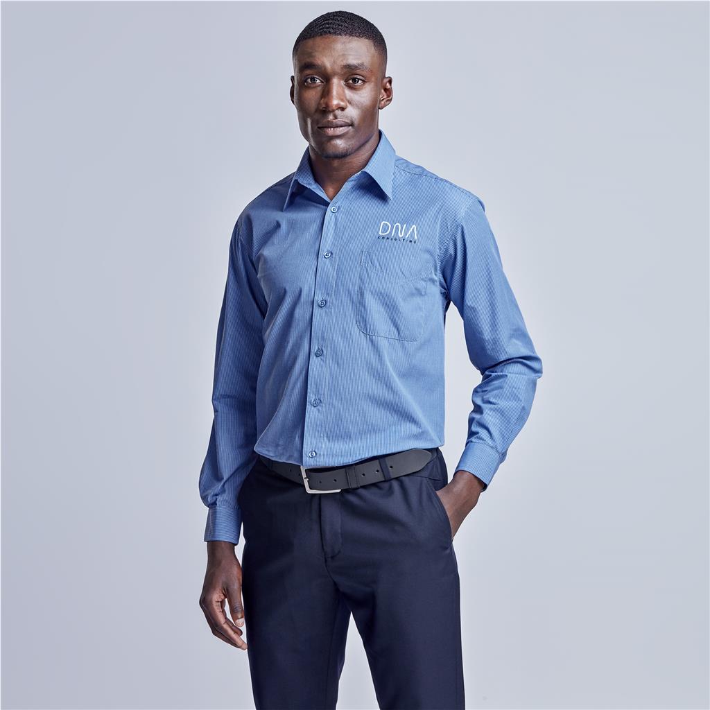 [BIZ-3630] Mens Long Sleeve Micro Check Shirt