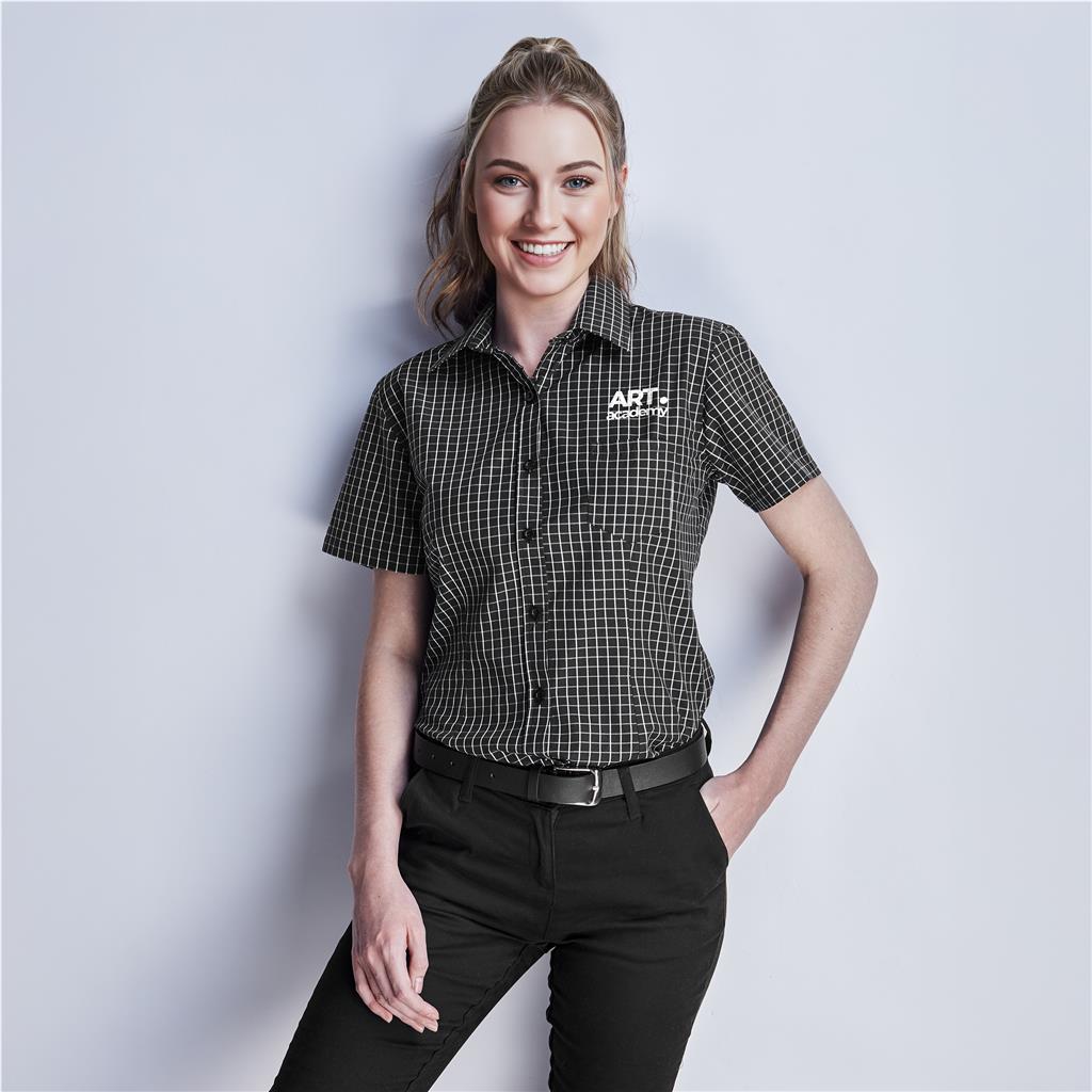 [BAS-3420] Ladies Short Sleeve Aston Shirt