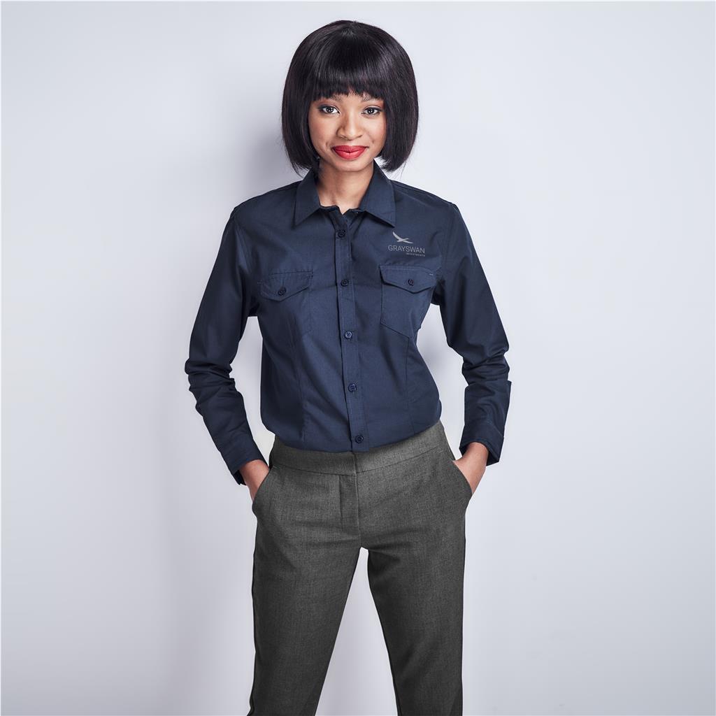[BAS-7759] Ladies Long Sleeve Kensington Shirt