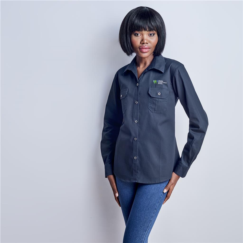 [BAS-7763] Ladies Long Sleeve Wildstone Shirt