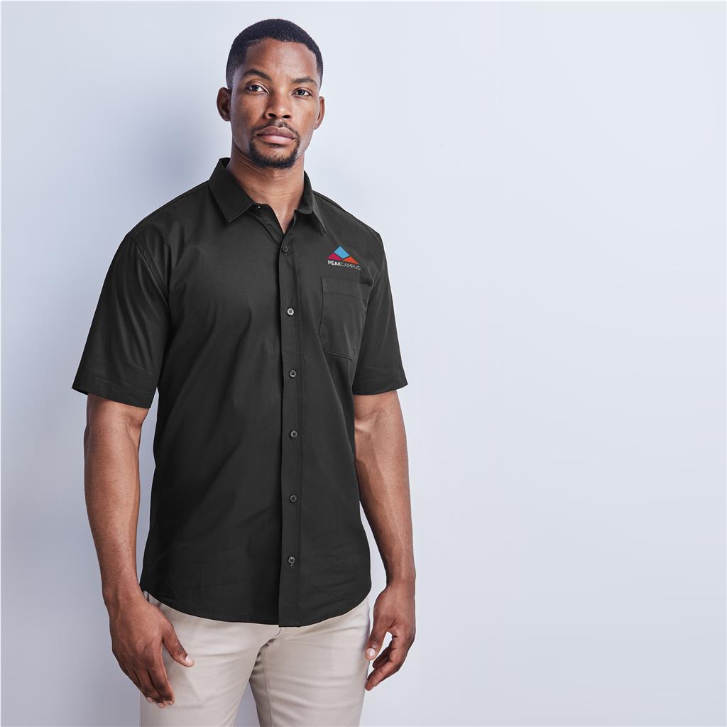 [BAS-7770] Mens Short Sleeve Milano Shirt