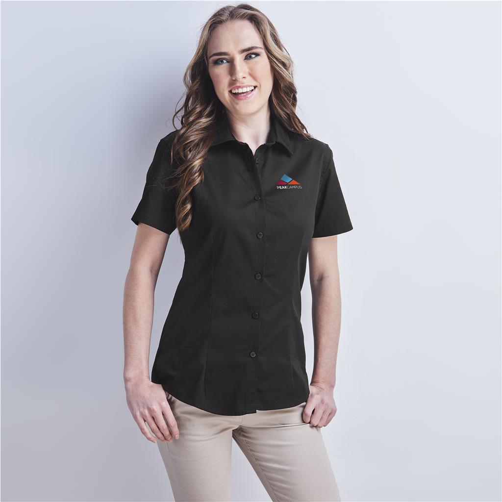 [BAS-7771] Ladies Short Sleeve Milano Shirt
