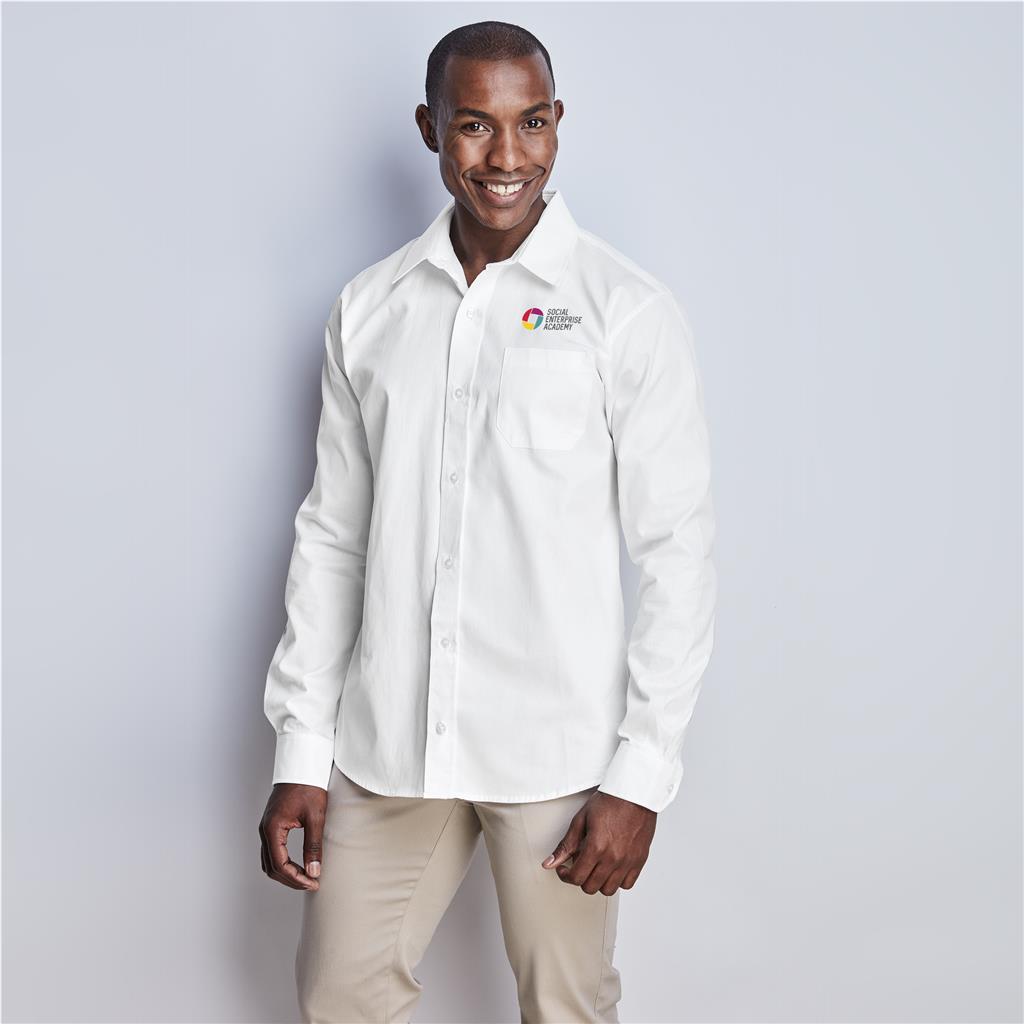 [BAS-7772] Mens Long Sleeve Milano Shirt