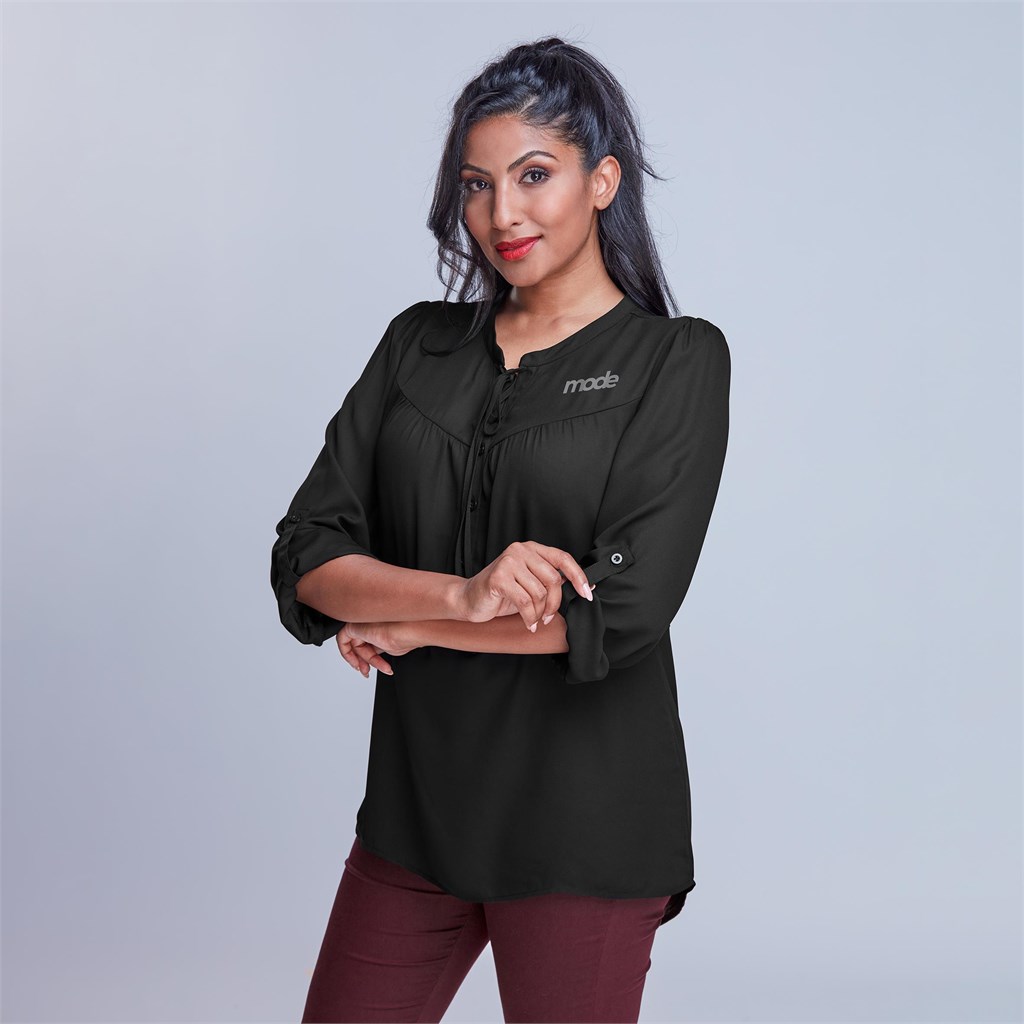[CW-UB-185-A] Ladies Long Sleeve Candice Blouse