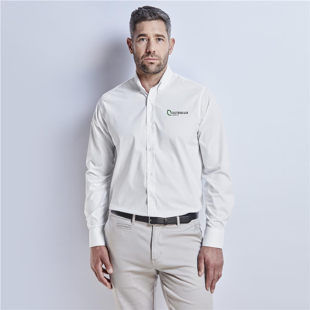 [CW-UB-190-A] Mens Long Sleeve Sheffield Stretch Shirt