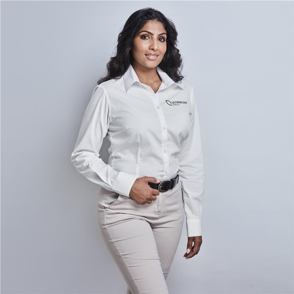 [CW-UB-192-A] Ladies Long Sleeve Sheffield Stretch Shirt