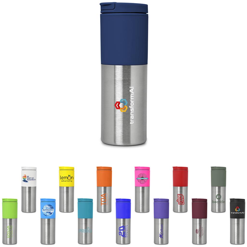 [KOOSH-9135] Kooshty Typhoon Stainless Steel & Plastic Double-Wall Tumbler - 450ml