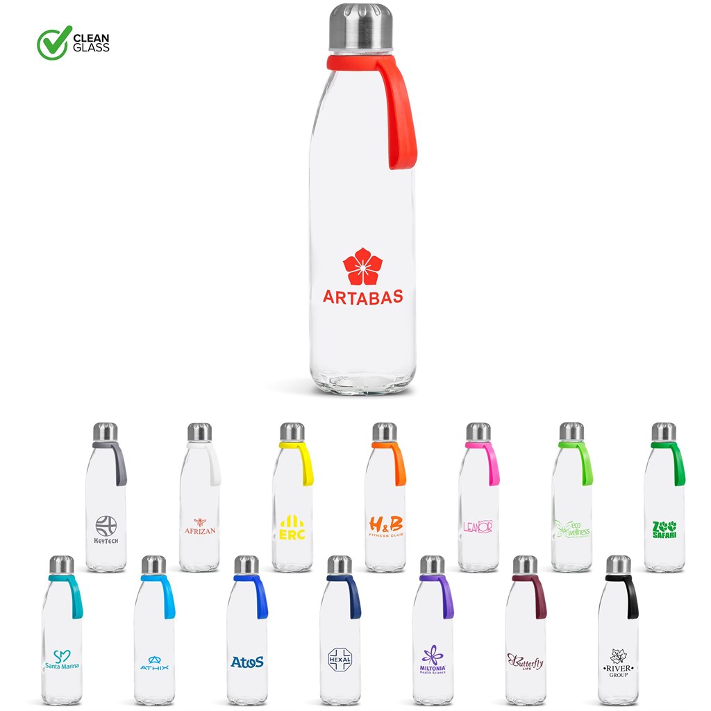 [KOOSH-9200] Kooshty Loopy Glass Water Bottle - 650ml