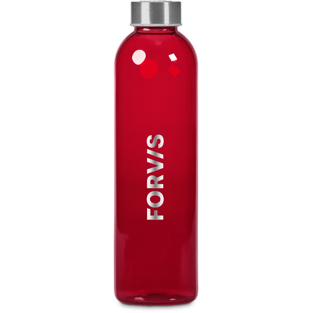 [DR-KS-245-B-R] Kooshty Pura Plus Glass Water Bottle – 750ml - Red