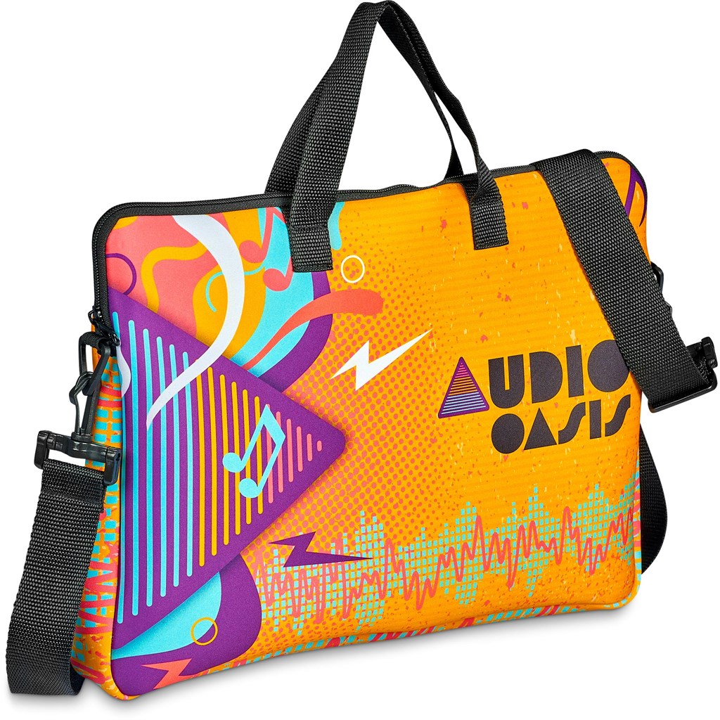 [BC-HP-101-G] Hoppla Nimbus Neoprene Laptop Sleeve with Handles & Shoulder Strap – 15 -16 inch