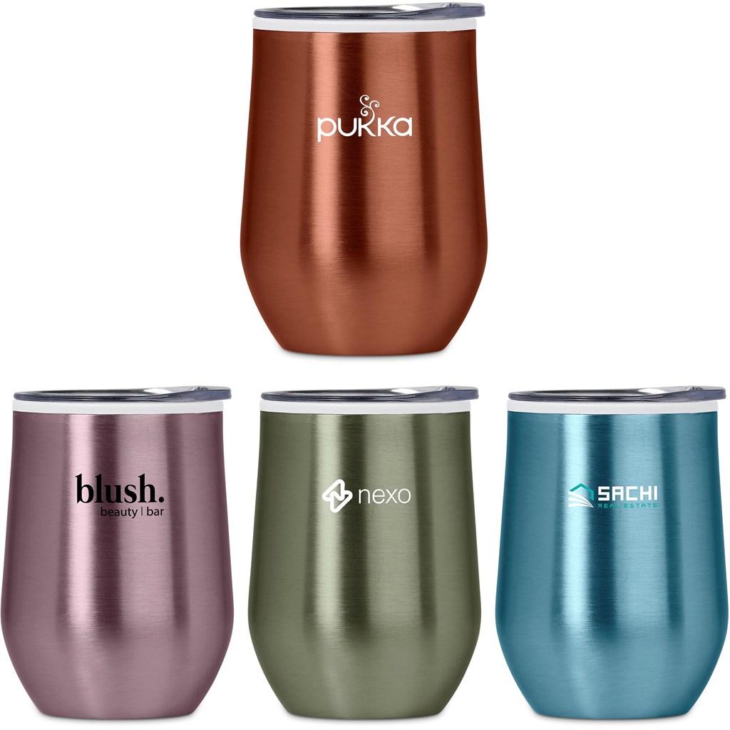 [DR-SD-275-B] Serendipio Vogue Madison Stainless Steel & Plastic Double-Wall Tumbler - 350ml