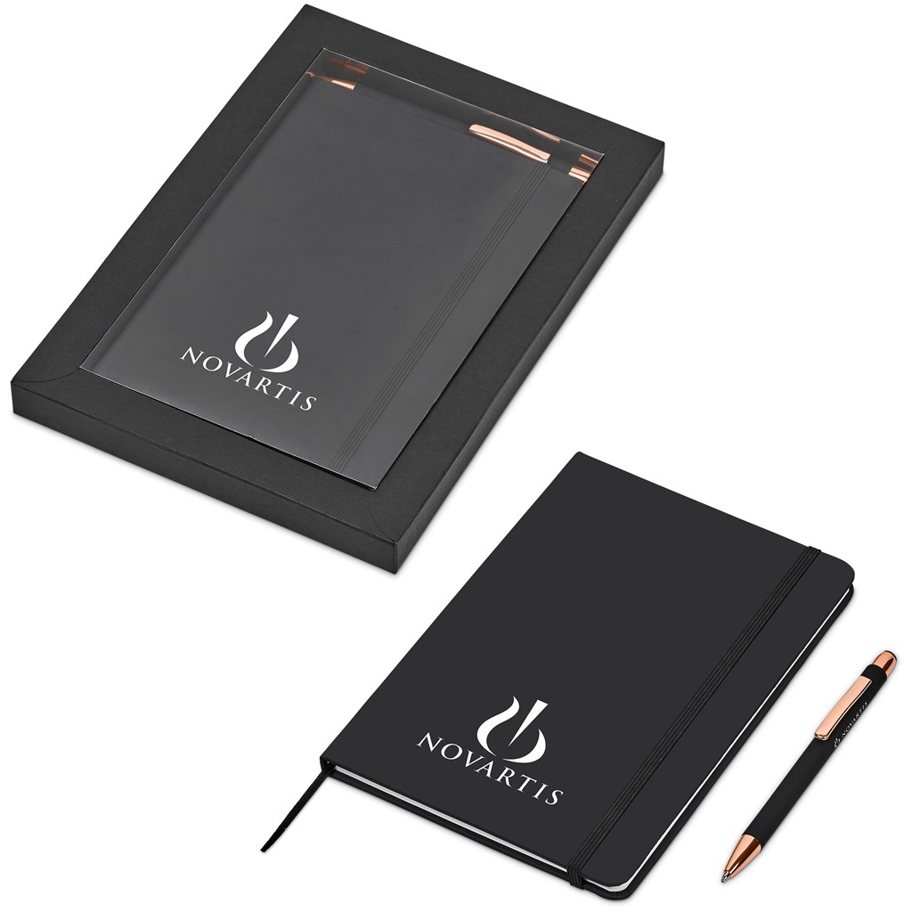 [GF-AM-1076-B] Sutton Notebook & Pen Set