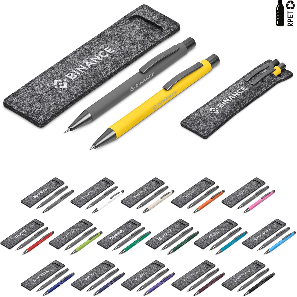 [GF-AM-1194-B] Omaha Ball Pen & Pencil Set