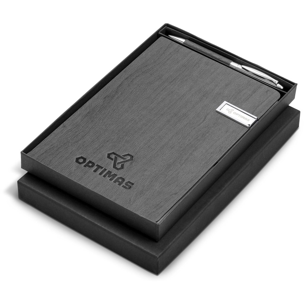 [GIFTSET-7361] Oakridge USB Notebook & Pen Set - 8GB