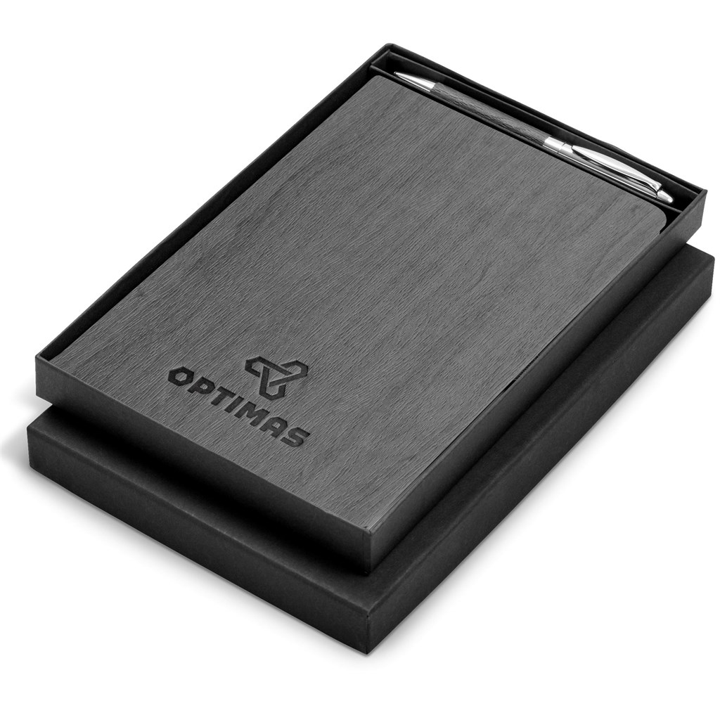 [GIFTSET-7365] Oakridge Hard Cover Notebook & Pen Set