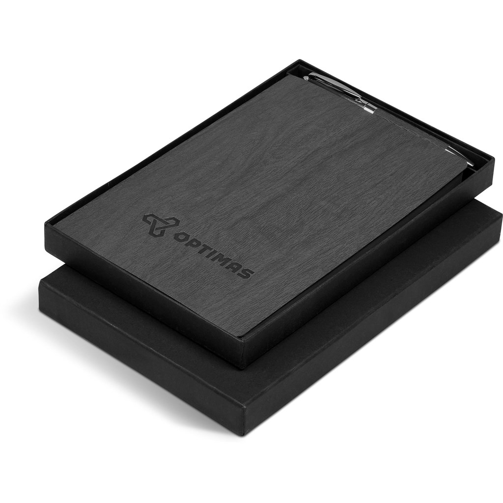 [GF-AM-822-B] Oakridge Soft Cover Notebook & Pen Set