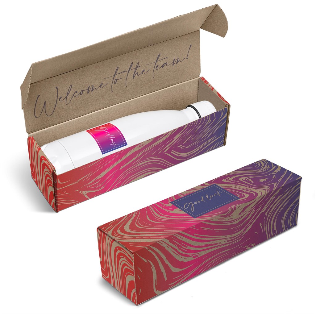 [GF-AM-864-B] Nova Bottle in Bianca Custom Gift Box