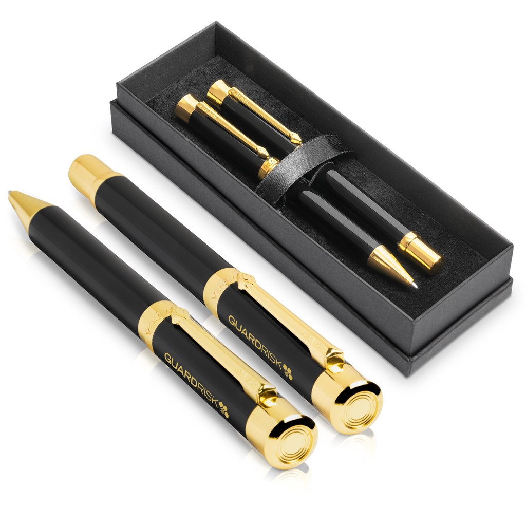 [AV-19066] Alex Varga Corona Ball Pen & Rollerball Set