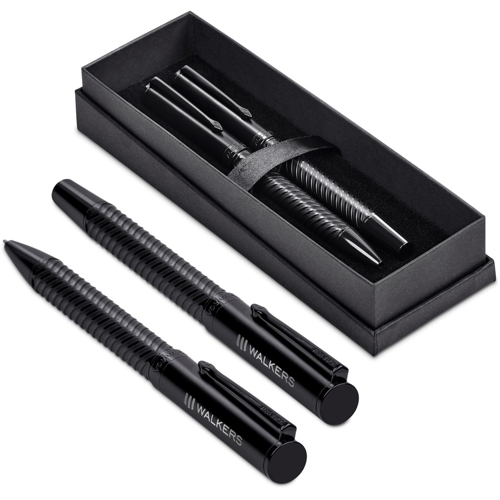 [GF-AV-1162-B] Alex Varga Lagarna Ball Pen & Rollerball Set
