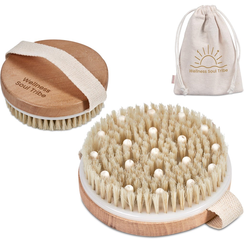 [GF-EE-1116-B] Eva & Elm Aura Bath Massage & Exfoliate Brush