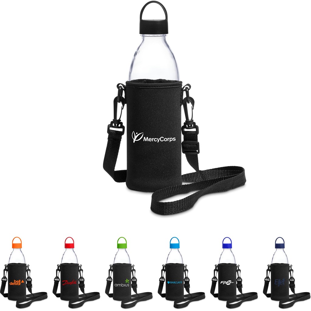 [GF-KS-1069-B] Kooshty Hands-Free Glass Water Bottle – 850ml