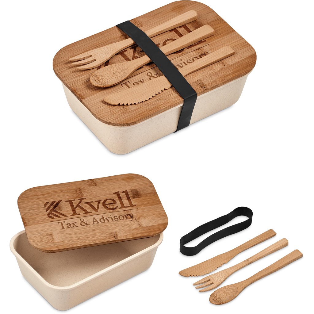 [GF-KS-1138-B] Kooshty Natura Plus Bamboo Fibre Lunch Box Set