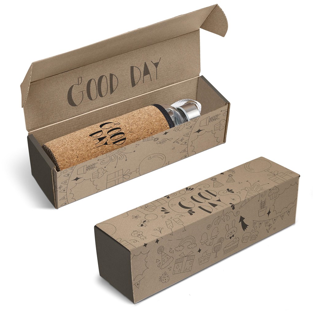 [GF-KS-876-B] Kooshty Kork Bottle in Bianca Custom Gift Box