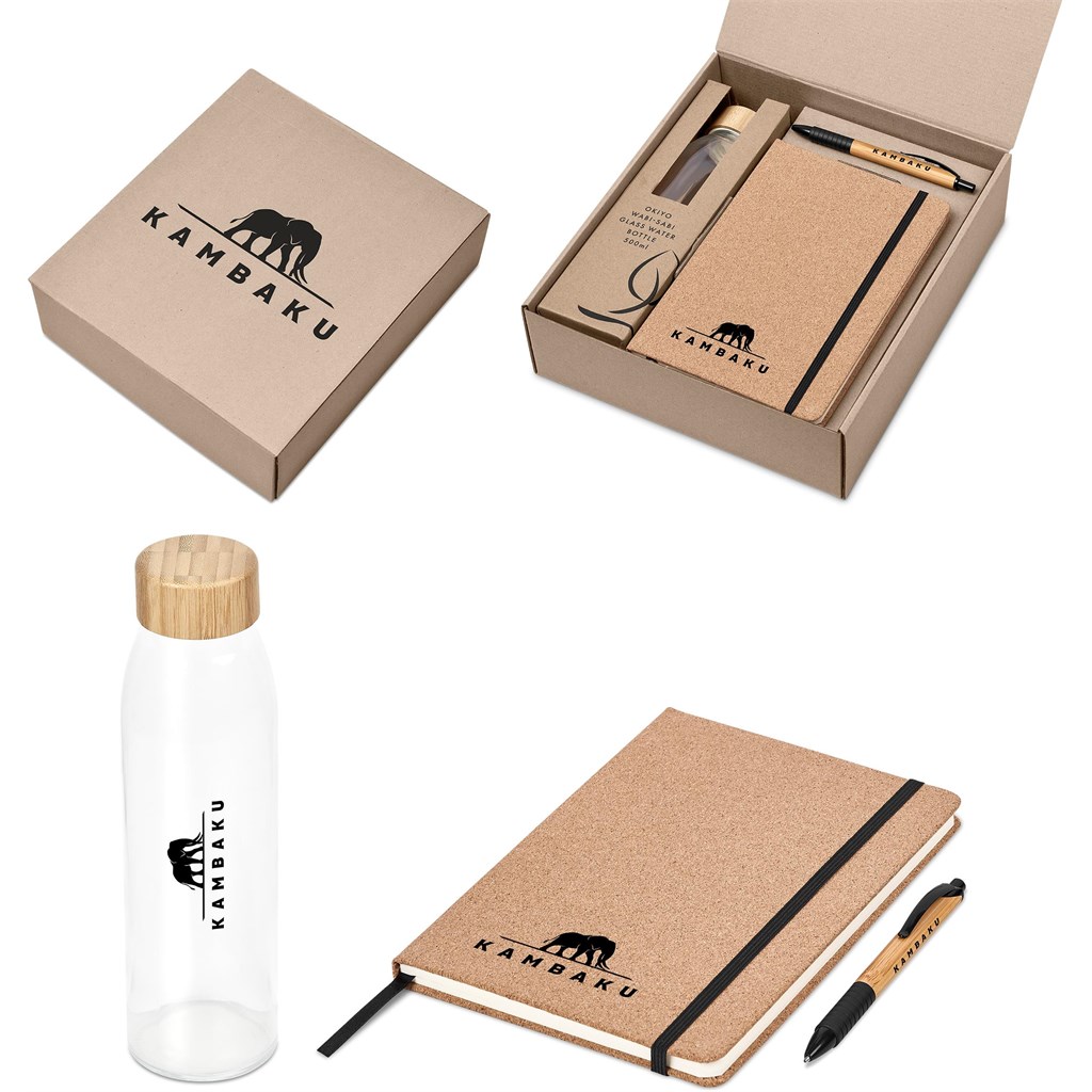 [GF-OK-1034-B] Okiyo Chiba Kraft Gift Set