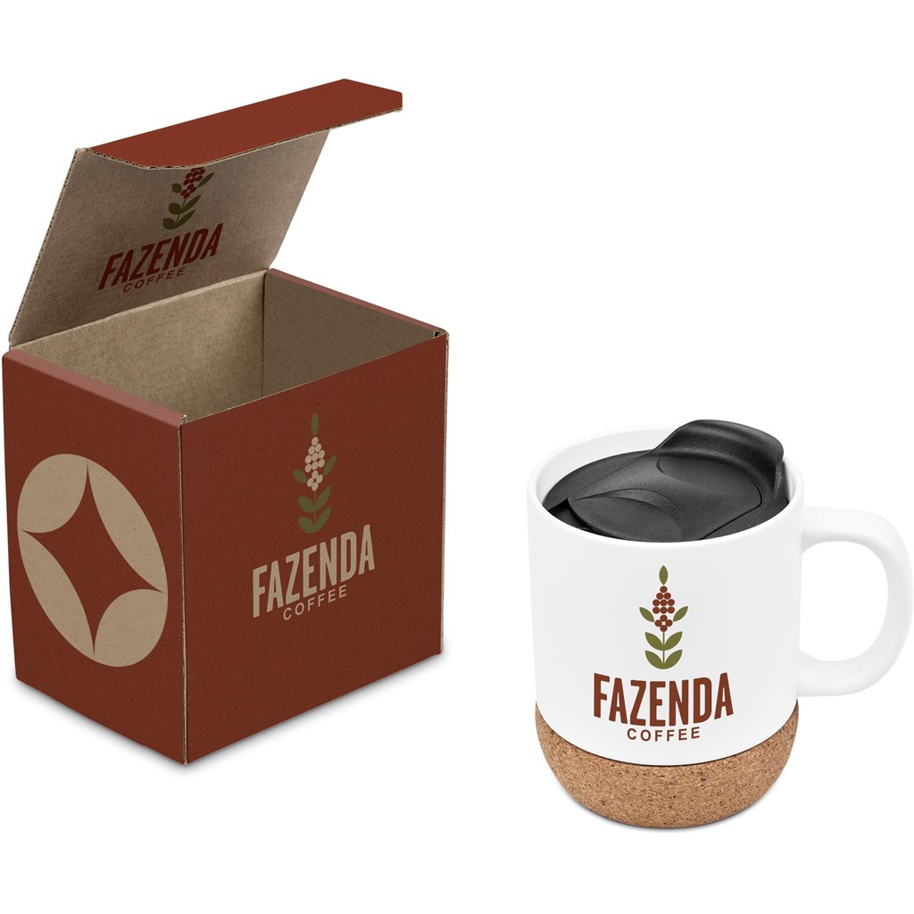 [GF-SD-1218-B] Serendipio Sienna Mug in Bianca Custom Gift Box