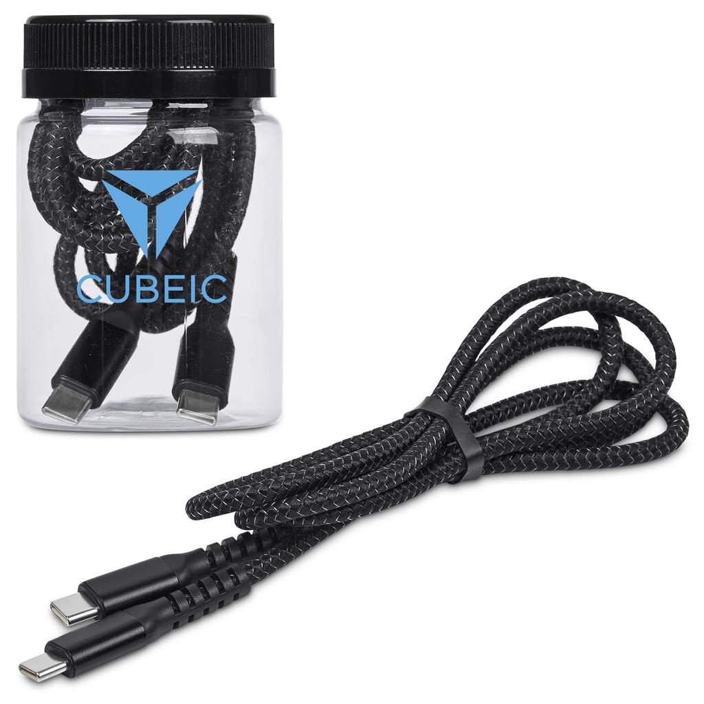 [GP-AL-149-B] Altitude Nitty Fast Charge Type-C to Type-C Charging Cable in Jar