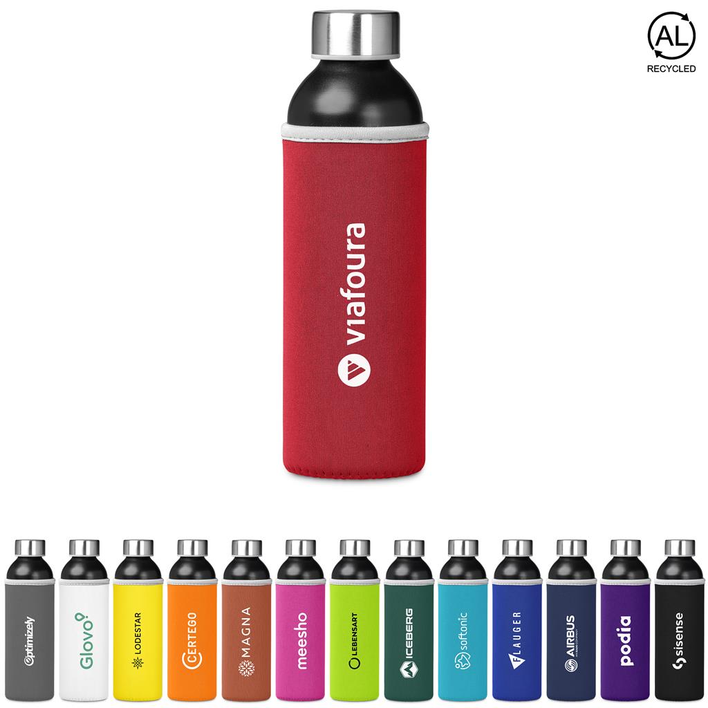 [GP-KS-24-B] Kooshty Nostro Recycled Aluminium Water Bottle - 650ml