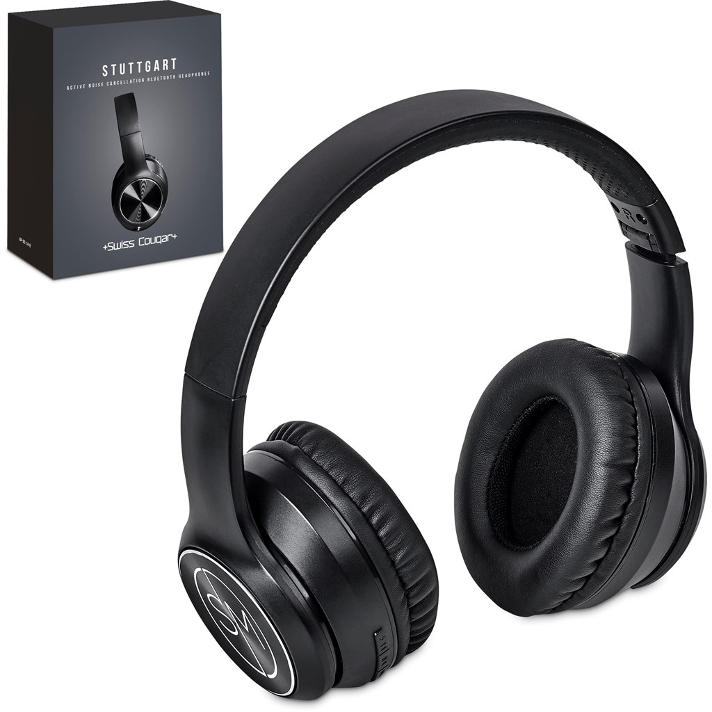 [GP-SC-14-B] Swiss Cougar Stuttgart Active Noise-Cancelling Bluetooth Headphones