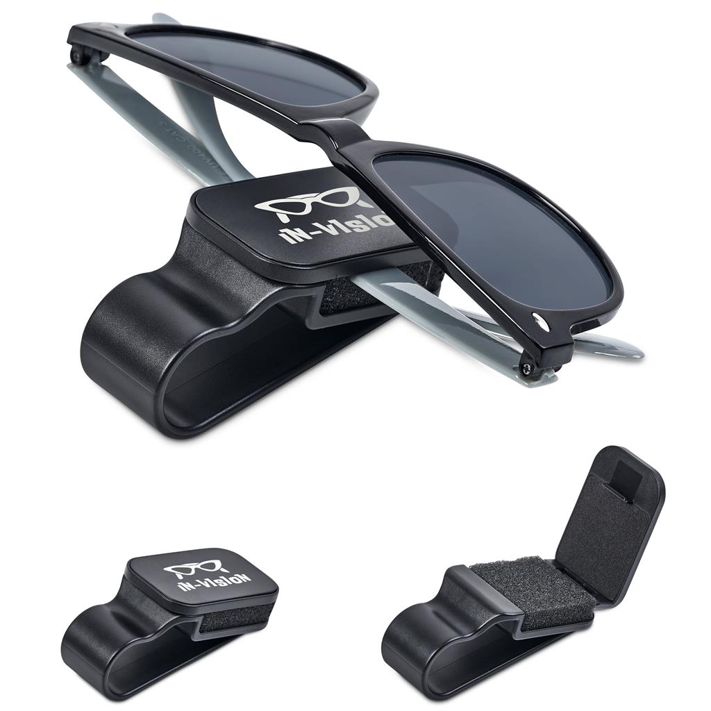 [GV-AL-182-B] Altitude Glare Car Visor Sunglasses Holder