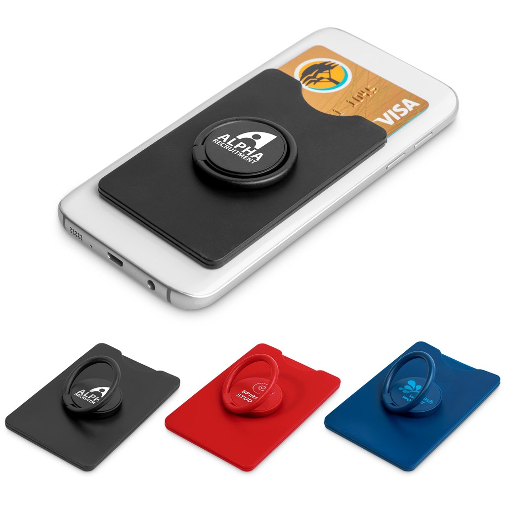 [IDEA-50115] Altitude Axial Phone Card Holder, Ring Grip & Phone Stand