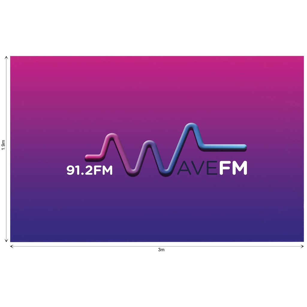 [SKIN-2015] Ovation Sublimated Gazebo 6m X 3m - Short Side Full-Wall  (Excludes Hardware)