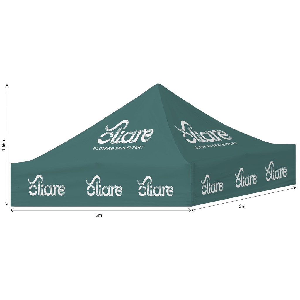 [SKIN-2040] Ovation Sublimated Gazebo 2m X 2m - Roof  (Excludes Hardware)
