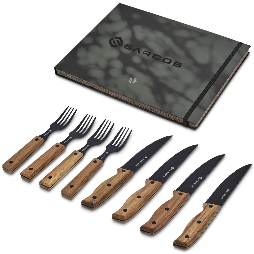[HL-AC-151-B] Andy Cartwright Ermelo Steak Knife and Fork Set