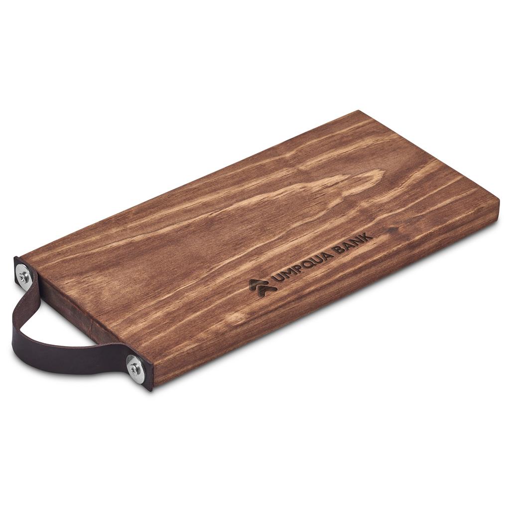 [HL-SD-153-B] Serendipio Small Team Time Wooden Tray with Leather Strap