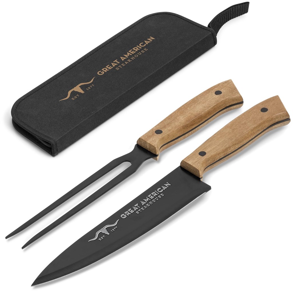 [GIFT-17339] US Basic Butcher's Block Carving Set