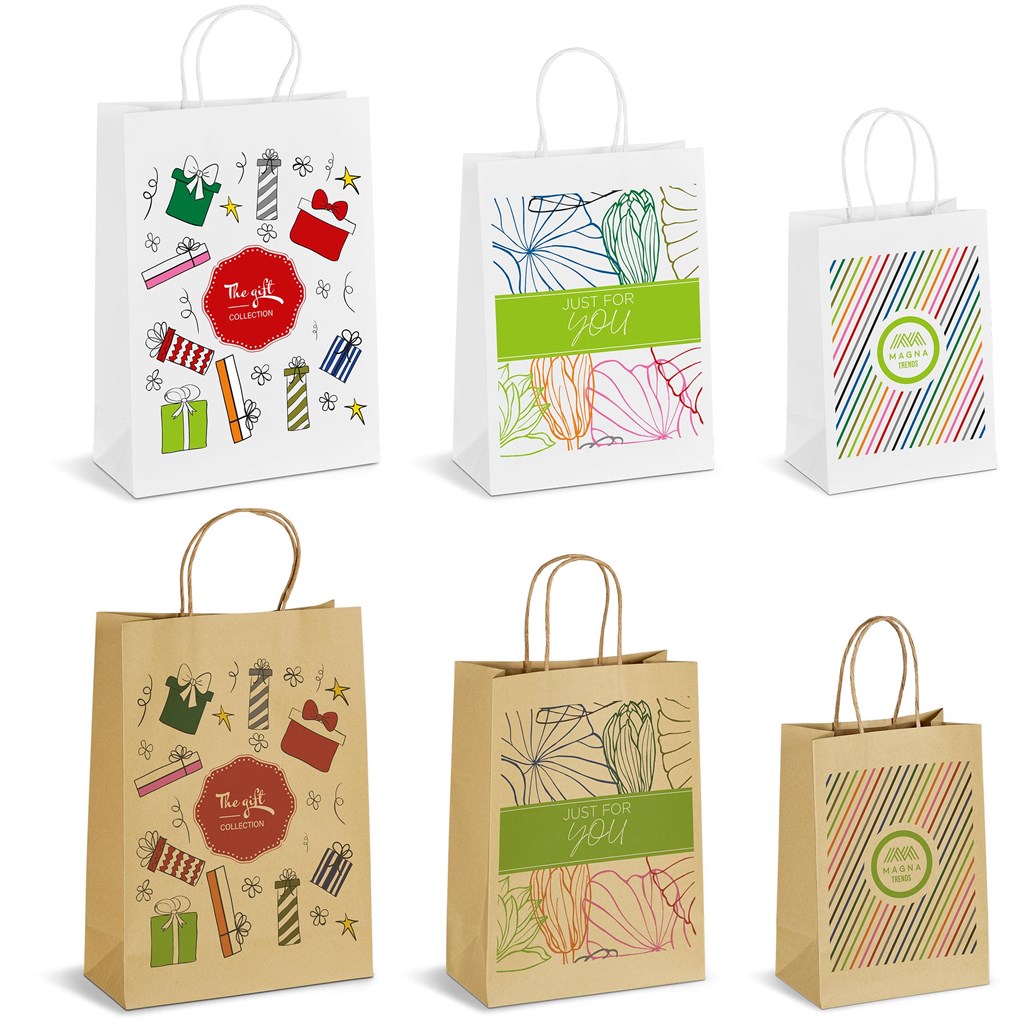[BG-AL-347-B] Sample Pack - Branded Digital Print Paper Gift Bags